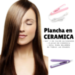 Mini plancha viajera para cabello