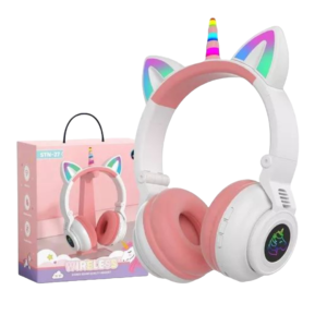 AUDIFONOS DIADEMA UNICORNIO BLUETOOTH